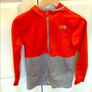 North face youth zip up hoodie